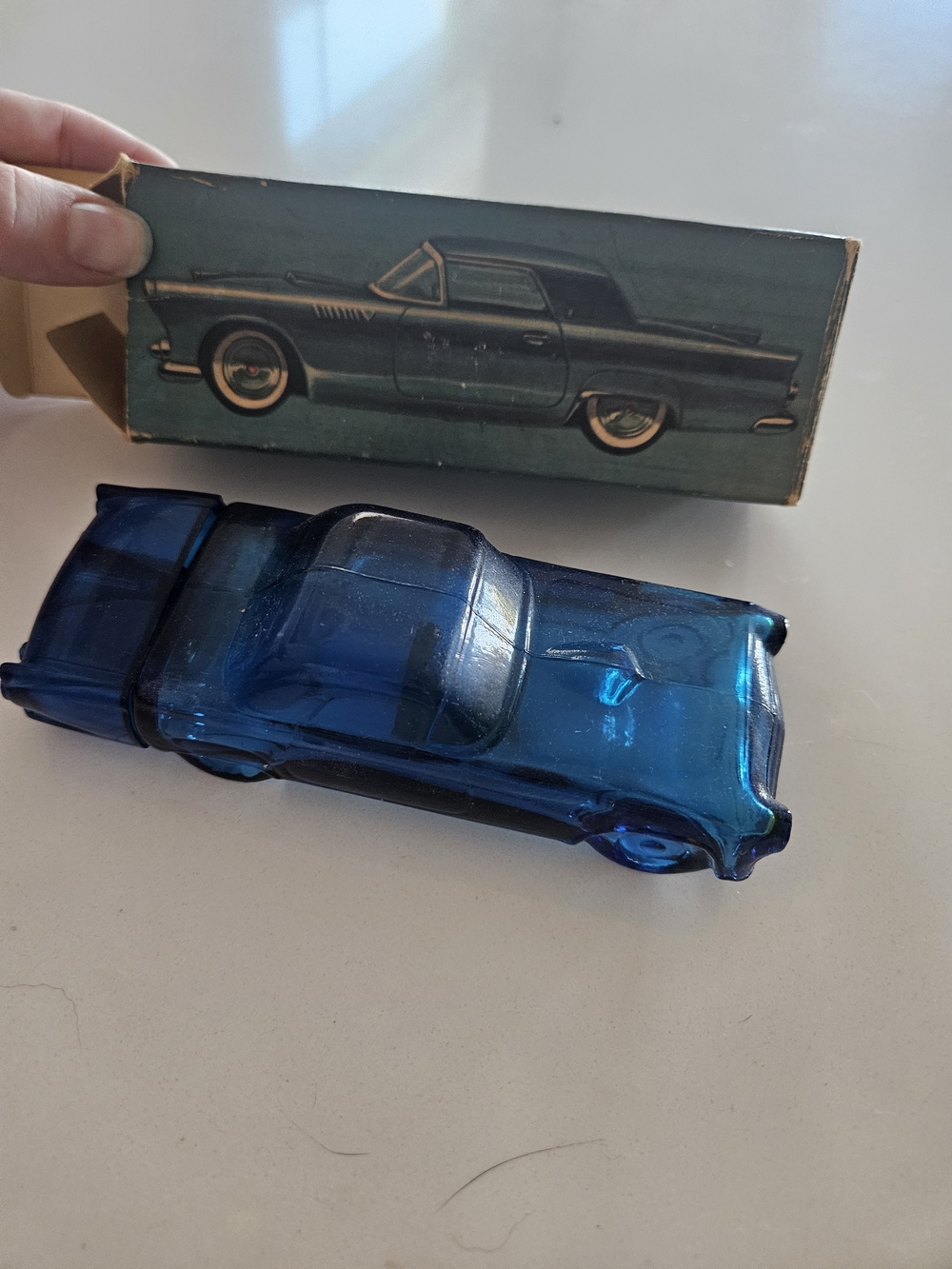 Vintage Avon Thunderbird Perfume Bottle With Box